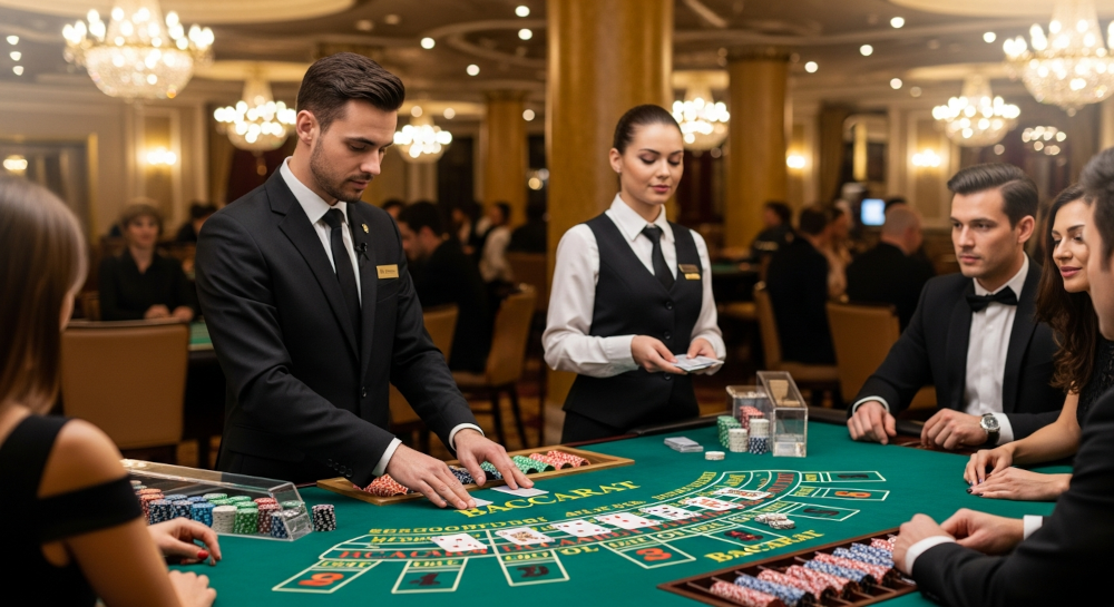 Tout A savoir sur les croupiers au live Baccarat