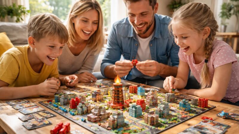 Jouer à Boom City en famille : un moment ludique à partager ensemble