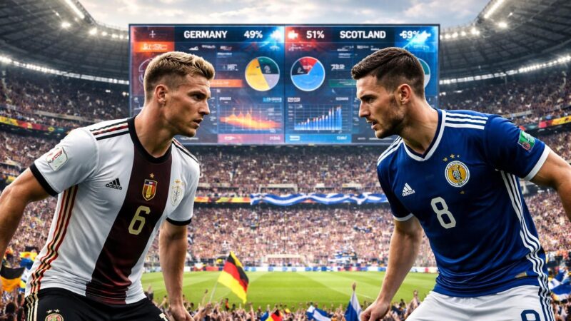 Pronostic Allemagne Écosse : Ce que les statistiques nous disent avant le match