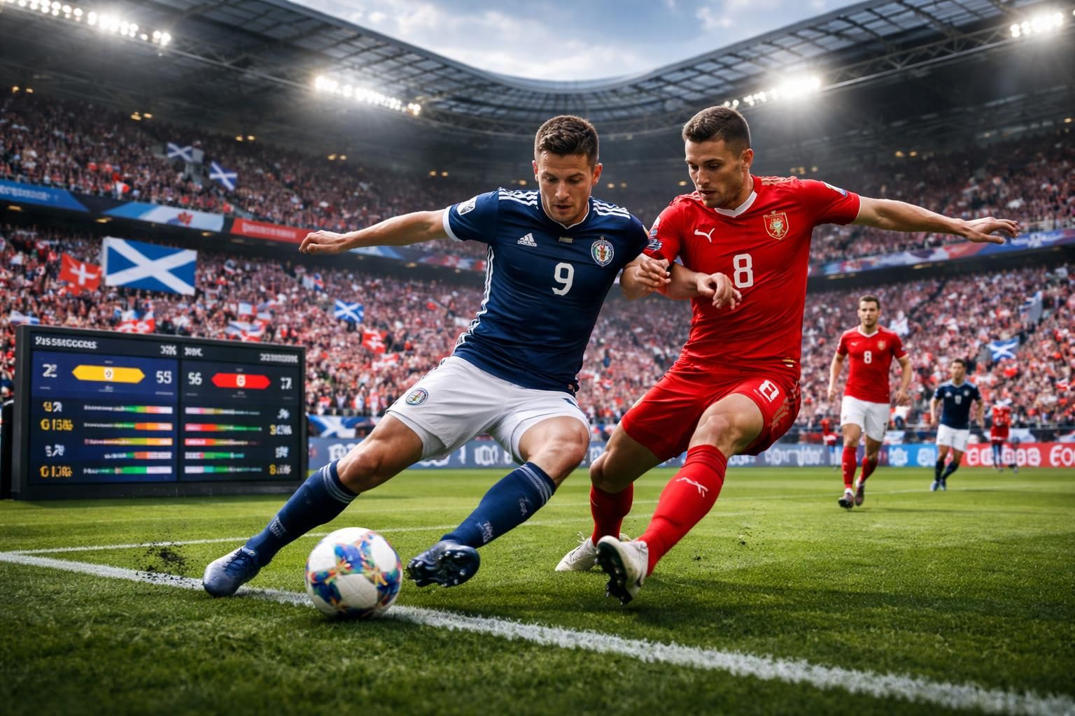 Pronostic Ecosse vs Suisse : Les statistiques qui peuvent influencer le résultat