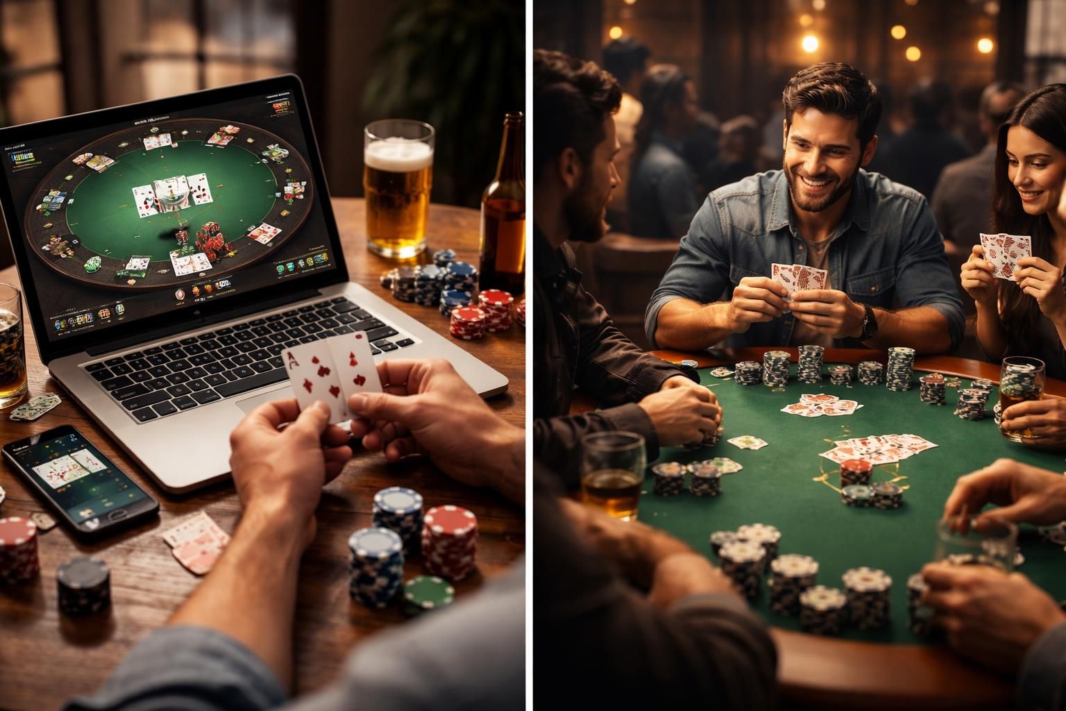 découvrez les principales différences entre le poker en ligne et le poker traditionnel, incluant les aspects du jeu, l'ambiance, les stratégies et les avantages de chaque format.