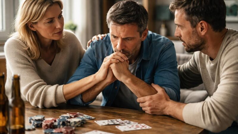 Addiction au casino : le rôle des proches dans le processus de guérison